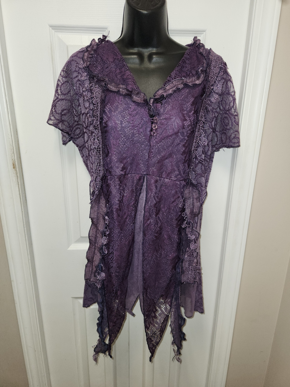 🍉Pretty Angel Purple Lace Tunic